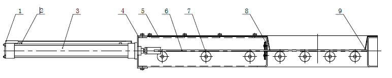 TZMQ氣動(dòng)閘門(mén)-主要結(jié)構(gòu)
